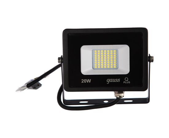 Прожектор Gauss LED Qplus 20W 1800lm IP65 6500К черный 613511320 – изображение 4