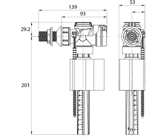 Впускной клапан IDDIS боковой подвод F012400-0006 – изображение 4