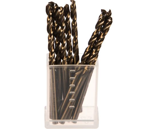 Сверло по металлу HSS-CO (10 шт/уп; 3x61x33 мм) Inforce 11-01-442 – изображение 3