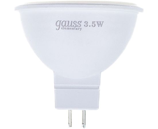 Лампа Gauss LED Elementary MR16 GU5.3 3.5W 3000K 1/50 SQ13514 – изображение 2