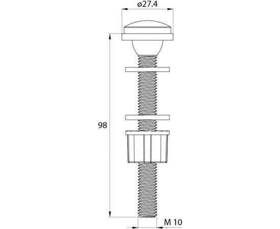 Впускной клапан IDDIS боковой подвод F012400-0006 – изображение 3