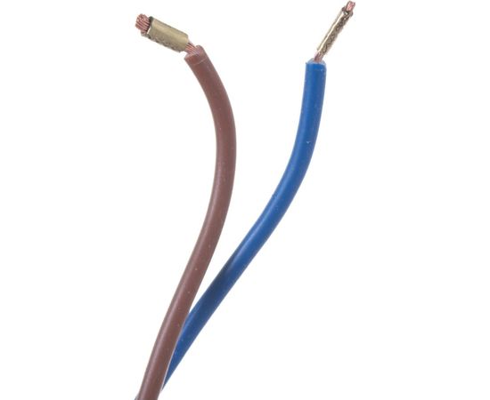 Сетевой шнур с вилкой Lux V2 ПВС 2x0.75 мм 5 м черный без заземления 4606400001355 – изображение 2