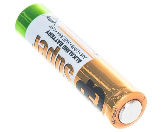 Алкалиновые батарейки GP ААA 40 шт Super Alkaline 24А 24A-2CRVS40 – изображение 2