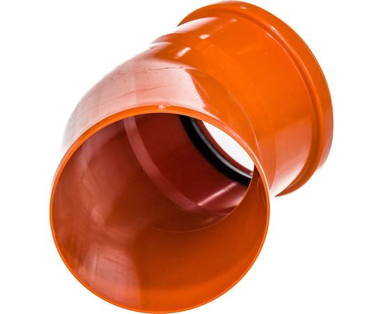 Отвод для наружной канализации Flextron 110мм 45 градусов SVK-KN3011045 – изображение 2