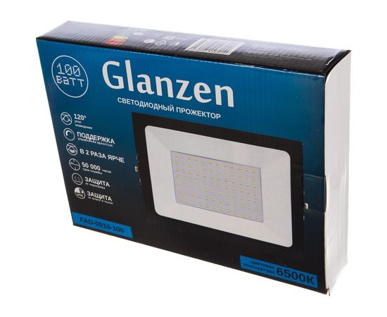 Светодиодный прожектор GLANZEN FAD-0010-100 00-00001792 – изображение 2