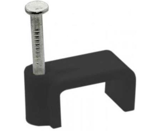 Плоский крепеж кабеля REXANT 8x3 мм, черный 50 шт 07-4207-1 