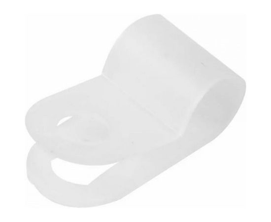 Кабельная скоба под винт REXANT 5 мм, белая, упаковка 50 шт. 07-4405 