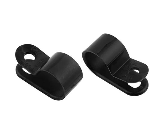 Кабельная скоба под винт REXANT 5 мм, черная, 50 шт. 07-4405-1 