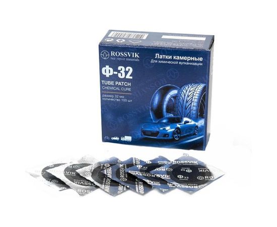 Круглые латки ROSSVIK Ф32 мм, 100 шт. коробка НФ-00000243 