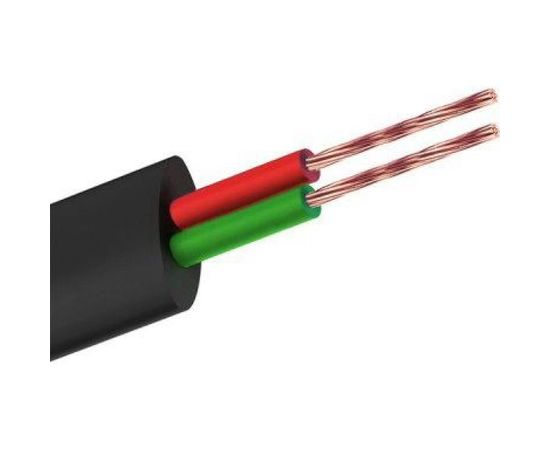 Телефонный кабель REXANT ШТЛП, 2 жилы Cu, черный, бухта 100м 01-5002 