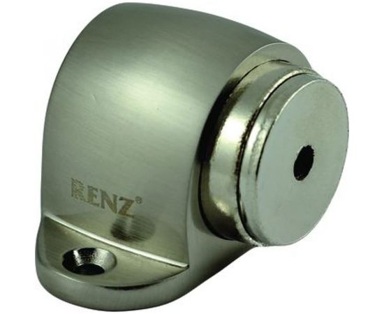 Дверной напольный магнитный ограничитель РЕНЦ никель матовый INDSM 32 SN 