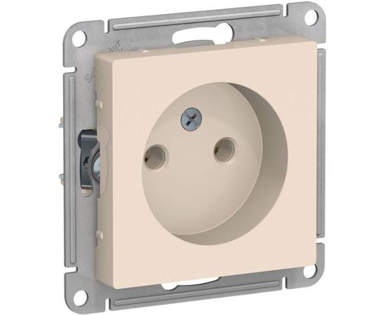 Розетка Schneider Electric AtlasDesign Бежевый без заземления, 16А ATN000241 