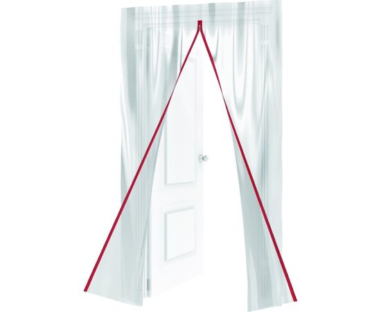 Пленочная дверь на молнии типа I с малярной лентой 25 см, 10 м (220x120 см) MATRIX 88757 