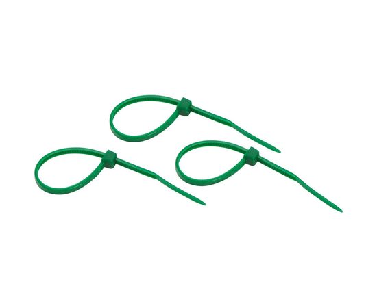 Хомут REXANT nylon 100x2.5 мм 25 шт зеленый 07-0103-25 
