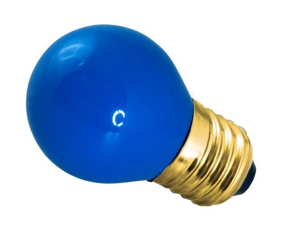 Лампа накаливания шар для украшения NEON-NIGHT диаметр, цоколь e27, 10 Вт синяя 401-113 