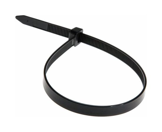 Широкий хомут REXANT nylon 8.0x200 мм 100 шт черный 07-0203 