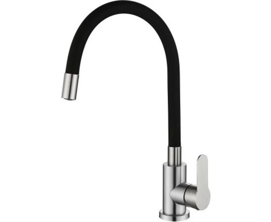 Кухонный смеситель OUTE с гибким изливом, черный T40193B-2 