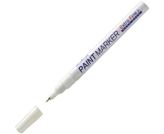 Маркер-краска MunHwa PAINT MARKER EXTRA FINE, белая, 1мм 302759 Б0048395 