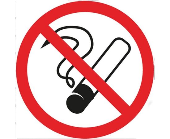 Табличка REXANT ПВХ-информационный знак, Курить запрещено, 200х200мм 56-0035-2 