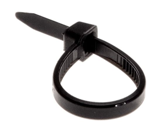 Нейлоновая стяжка REXANT 100x2,5 мм, черная упак. 500 шт. 07-0101-05 