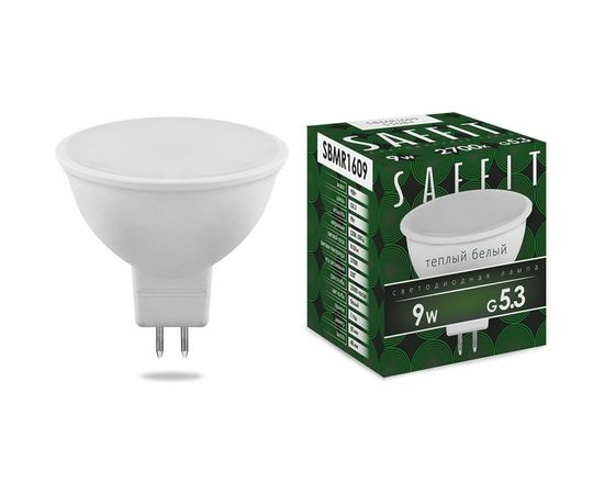 Светодиодная лампа SAFFIT 9W 230V GU5.3 2700K, SBMR1609 55084 