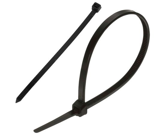 Хомут-стяжка Park нейлон, 200х3.6 мм, черная, 100 шт. 008602 