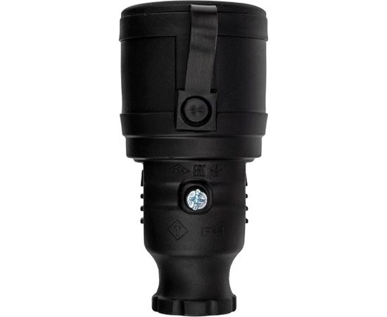 Переносная розетка REXANT влагозащищенная с крышкой, с/з, 16 А, IP44 каучук 111-004 – изображение 3