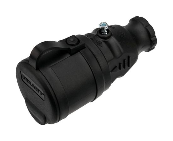 Переносная розетка REXANT влагозащищенная с крышкой, с/з, 16 А, IP44 каучук 111-004 – изображение 11