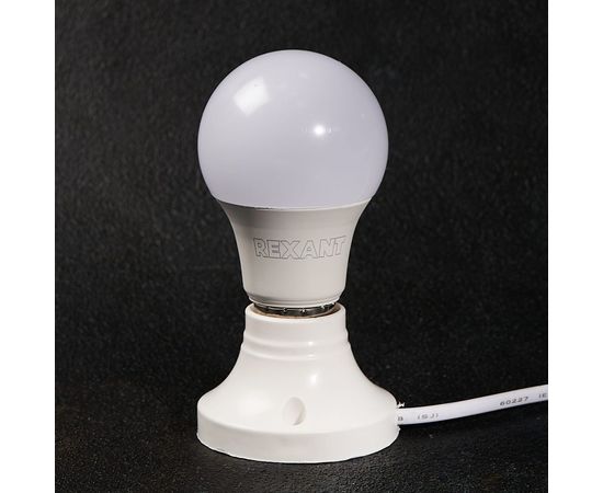 Светодиодная лампа REXANT груша, A60, 11,5 Вт, E27, 1093 лм, 2700 K, теплый свет 604-003 – изображение 4