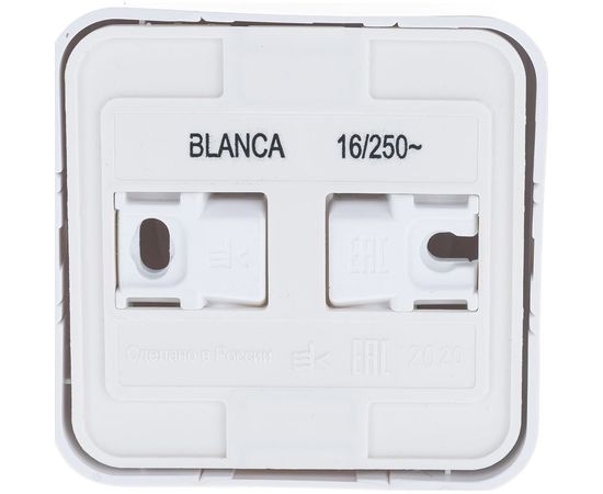 Розетка Schneider Electric BLANCA без заземления, без шторок, белый BLNRA000111 – изображение 3