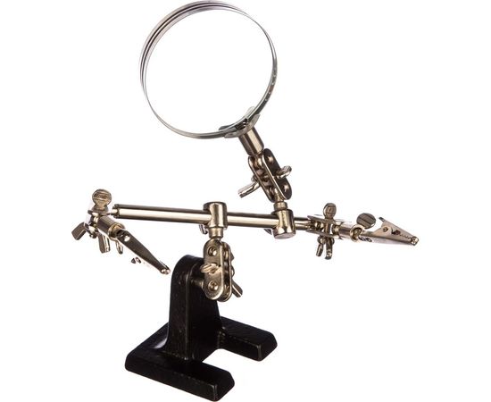 Держатель третья рука с лупой х3 HT-390 (ZD-10D) REXANT 12-0251 – изображение 5