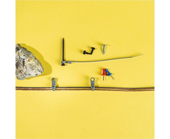 Нейлоновая хомут-стяжка под винт REXANT 150x3,6 мм, серая, упаковка 100 шт. 07-0154-3 – изображение 4