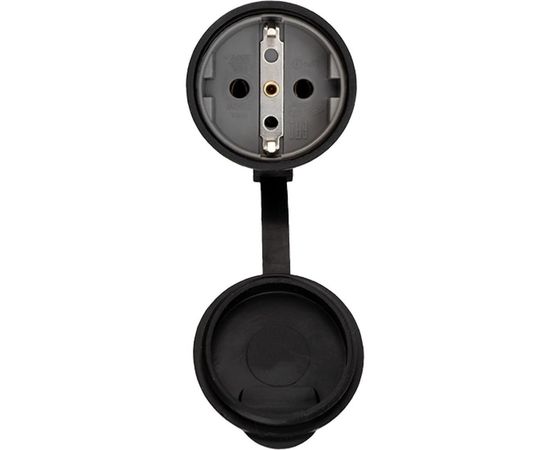 Переносная розетка REXANT влагозащищенная с крышкой, с/з, 16 А, IP44 каучук 111-004 – изображение 14