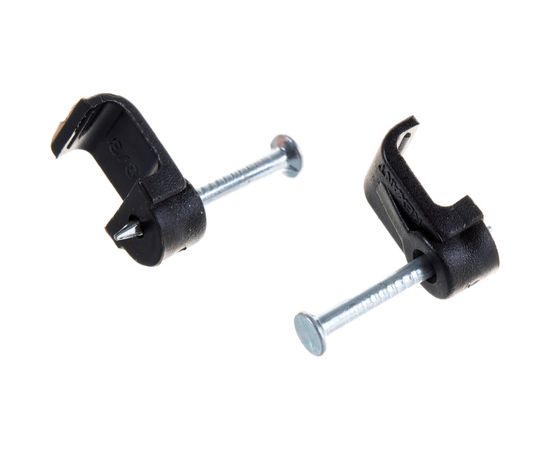 Плоский крепеж кабеля REXANT 8x3 мм, черный 50 шт 07-4207-1 – изображение 3