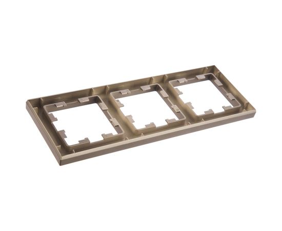 Рамка Schneider Electric 3-м ATLAS DESIGN универсальная, шампань ATN000503 1240308 – изображение 4