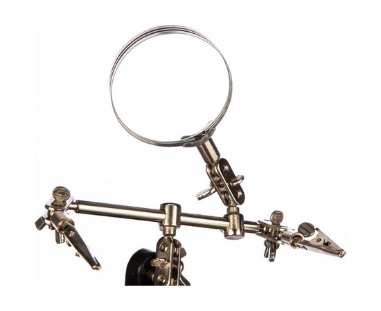 Держатель третья рука с лупой х3 HT-390 (ZD-10D) REXANT 12-0251 – изображение 2