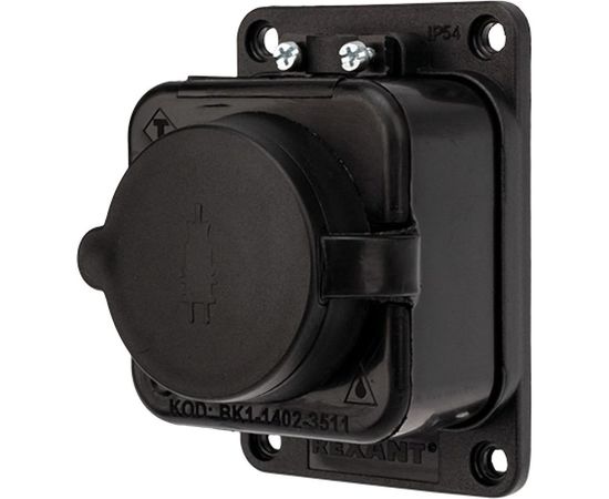 Штепсельная влагозащищенная розетка REXANT с/з,16 А, IP54 каучук 111-111 – изображение 7