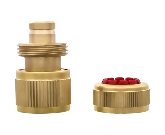 Соединитель быстроразъемный для шланга (1/2) QUATTRO ELEMENTI 246-395:531 – изображение 4