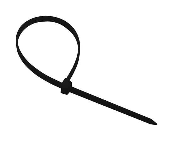 Хомут REXANT nylon 200x5 мм 100 шт черный 07-0201-5 – изображение 2