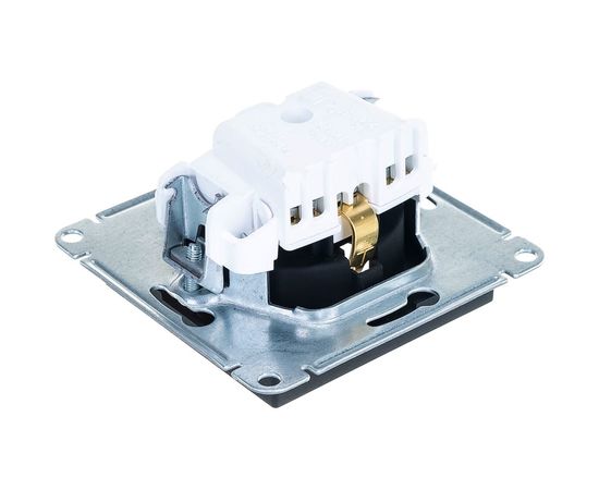 Розетка Schneider Electric ATLASDESIGN, с заземлением, 16А, механизм, карбон, ATN001043 – изображение 4