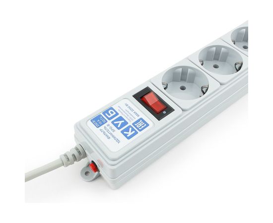 Фильтр-удлинитель Power Cube PC 0,5м 5р, сер. 10А/2,2кВт д/подкл. к UPSС14 SPG-B-0,5МExt – изображение 4