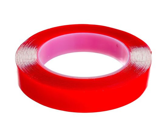 Двухсторонняя клейкая лента REXANT прозрачная, на акриловой основе, 20 мм, ролик 5 м 09-6520 – изображение 3