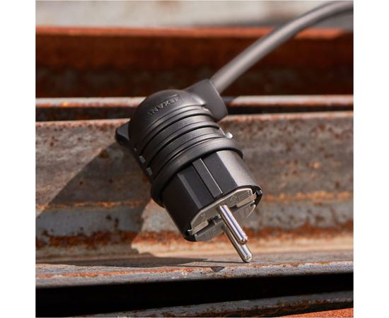 Угловая влагозащищенная вилка REXANT с/з, 16 А, IP44 каучук 111-003 – изображение 6