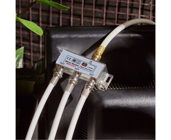 Делитель REXANT ТВ х 3 + 4шт. F BOX 5-1000 МГц Silver 05-6102 – изображение 12