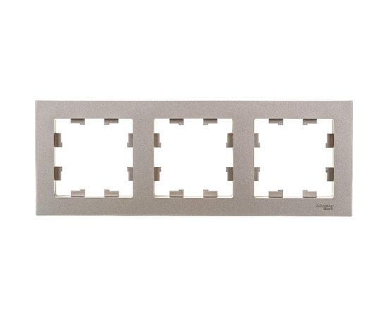 Рамка Schneider Electric 3-м ATLAS DESIGN универсальная, шампань ATN000503 1240308 – изображение 3