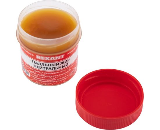 Жир паяльный НЕЙТРАЛЬНЫЙ (20 гр) REXANT 09-3665 – изображение 3