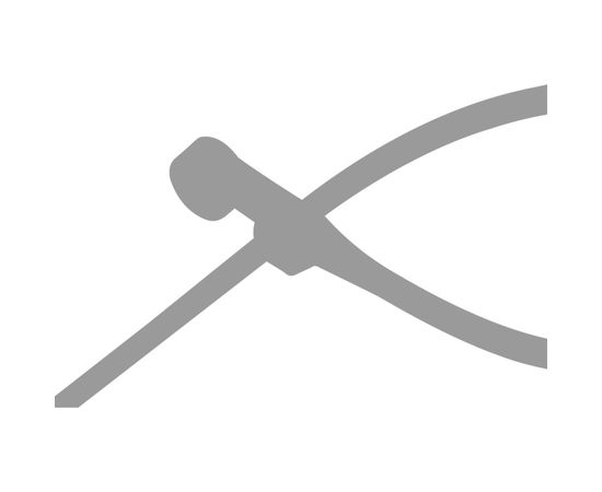 Нейлоновая хомут-стяжка под винт REXANT 150x3,6 мм, серая, упаковка 100 шт. 07-0154-3 – изображение 2