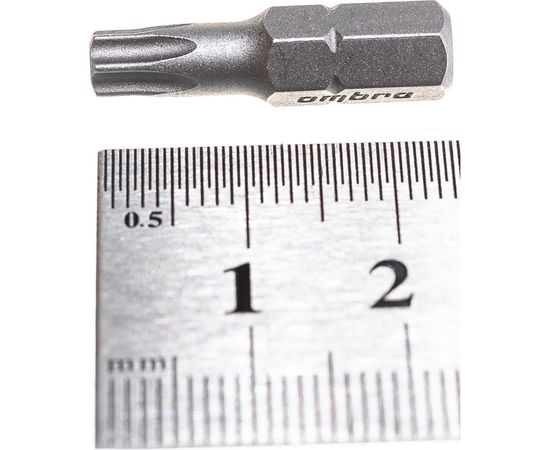 Вставка-бита 1/4"DR TORX, T27, 25 мм Ombra 514327 – изображение 2