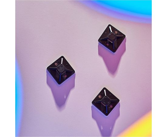 Самоклеящаяся площадка REXANT 20x20 мм, черная, упаковка 10 шт. 07-2021-10 – изображение 4