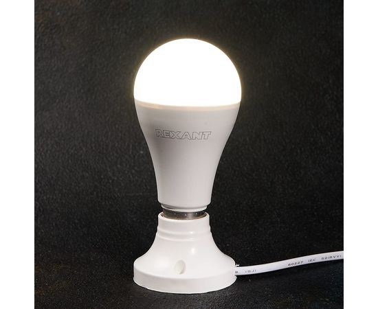 Светодиодная лампа REXANT Груша A60 25,5 Вт E27 2423 лм 4000 K нейтральный свет 604-016 – изображение 3